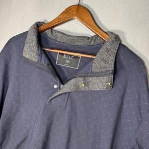 BYLT Elite + Fairway Pullover Snap Men's XXL Diamond Pattern Sweater